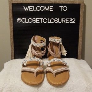 Not Rated- Women's Macramela Open Toe Gladiator